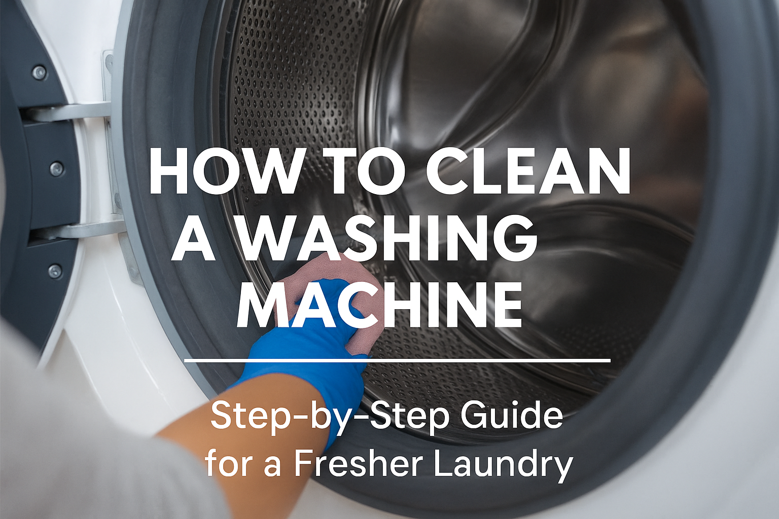 How to Clean a Washing Machine Step-by-Step Guide for a Fresher Laundry