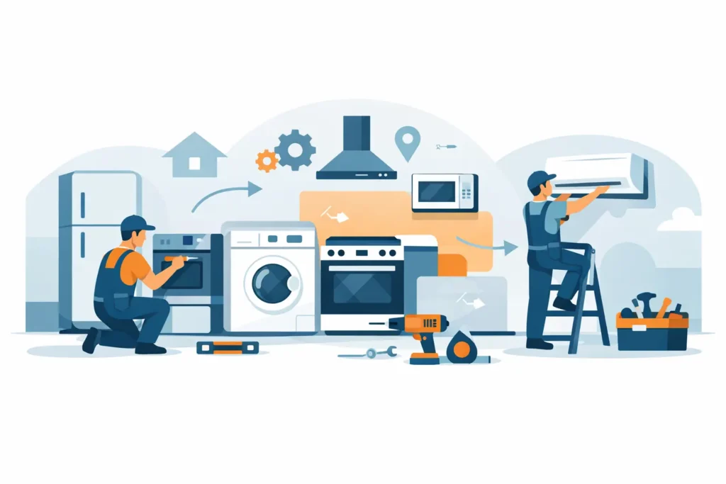 Appliance Installation Step by Step