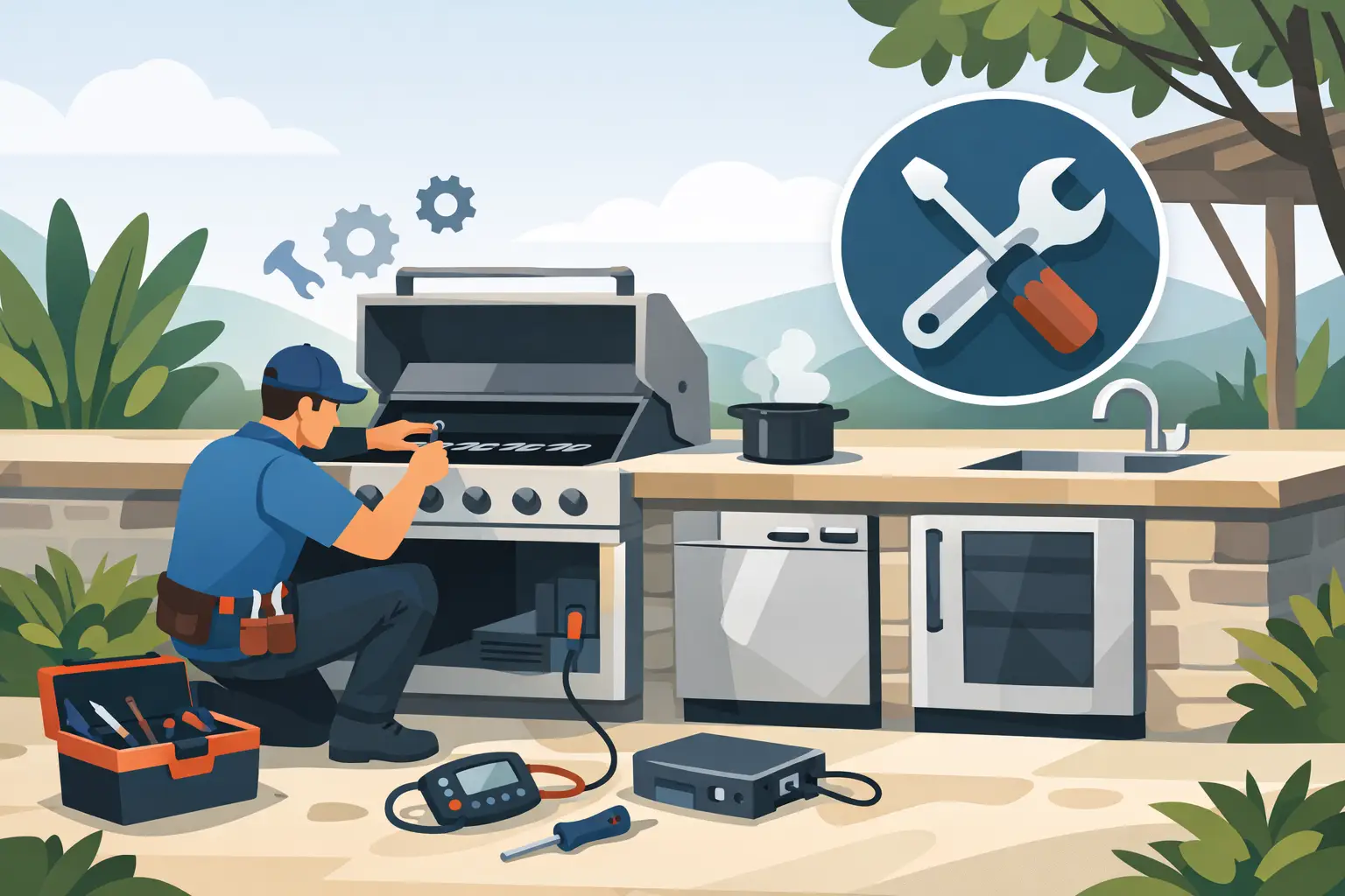 Outdoor Kitchen Appliance Repair Tips