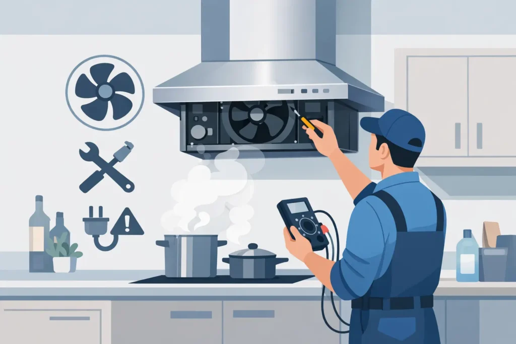 Range Hood Fan Repair: What to Check First