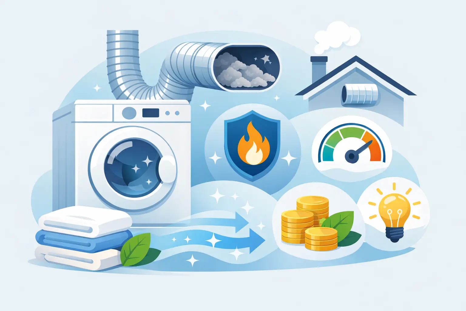 7 Dryer Vent Cleaning Benefits for Your Home