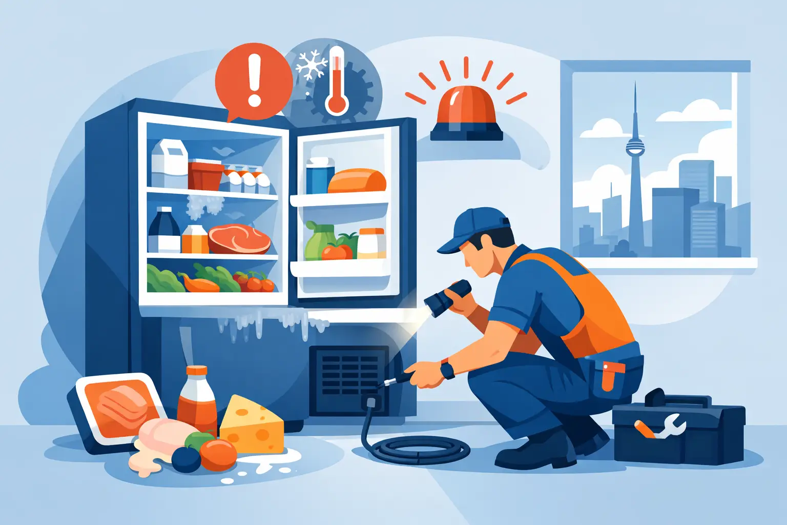 Emergency Fridge Repair Toronto When Food Is at Risk