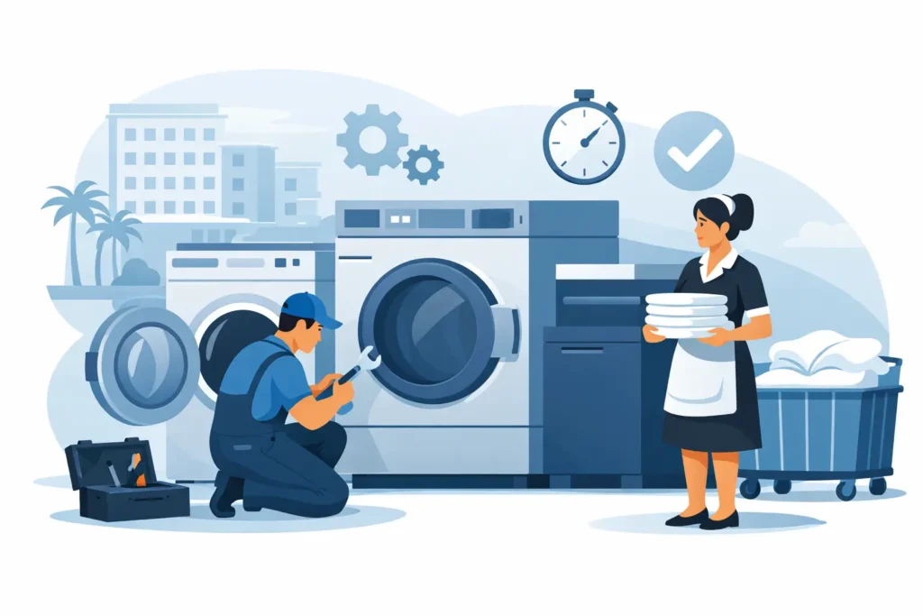 Hotel Laundry Equipment Repair That Limits Downtime