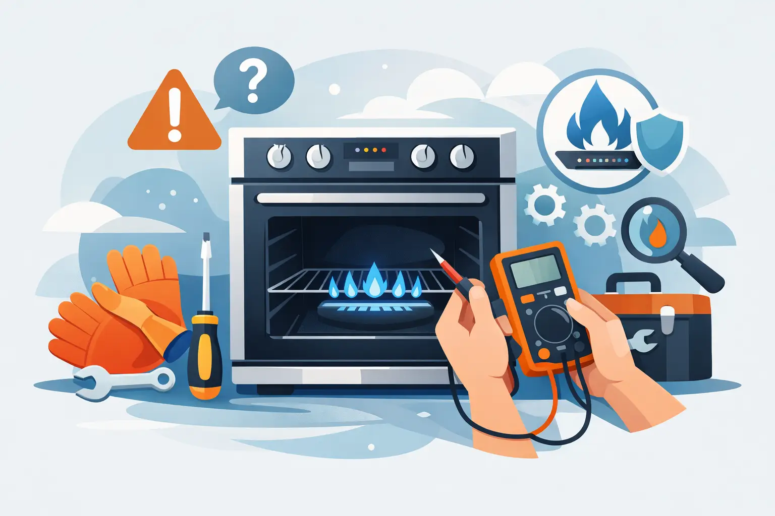 How to Troubleshoot Gas Oven Problems Safely