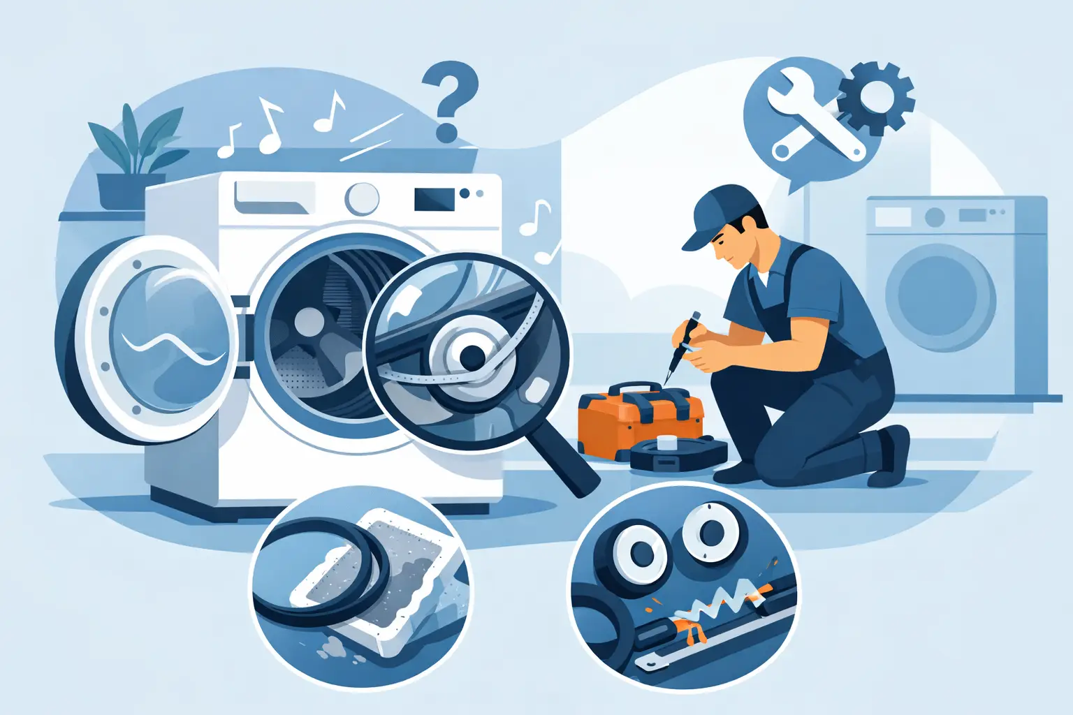 Why Does My Dryer Squeak? Causes and Fixes