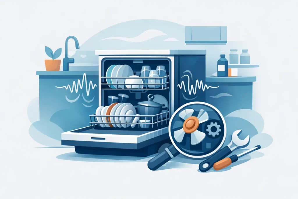 Why Is My Dishwasher Noisy? Causes and Fixes