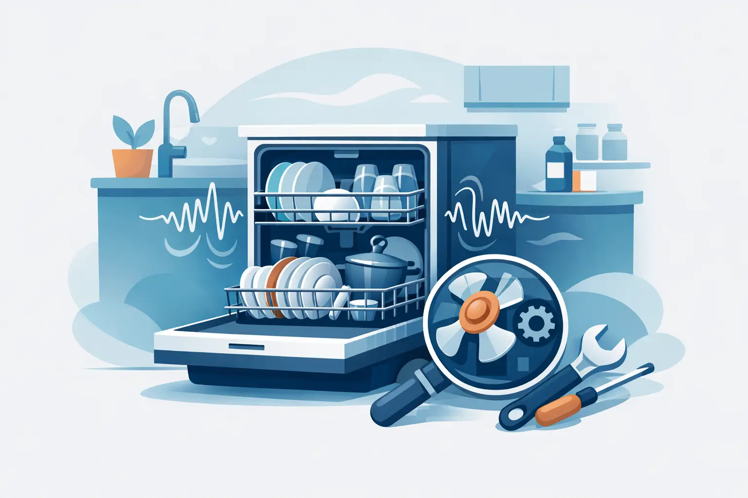 Why Is My Dishwasher Noisy? Causes and Fixes