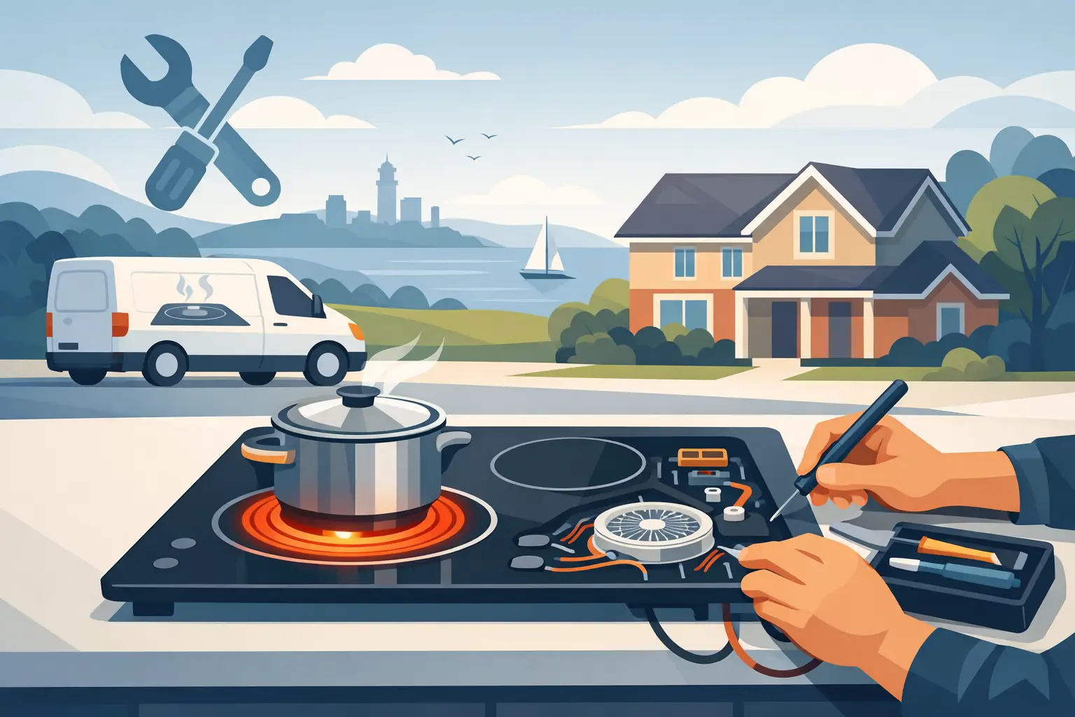 An Oakville Cooktop Repair Example That Restored Heat