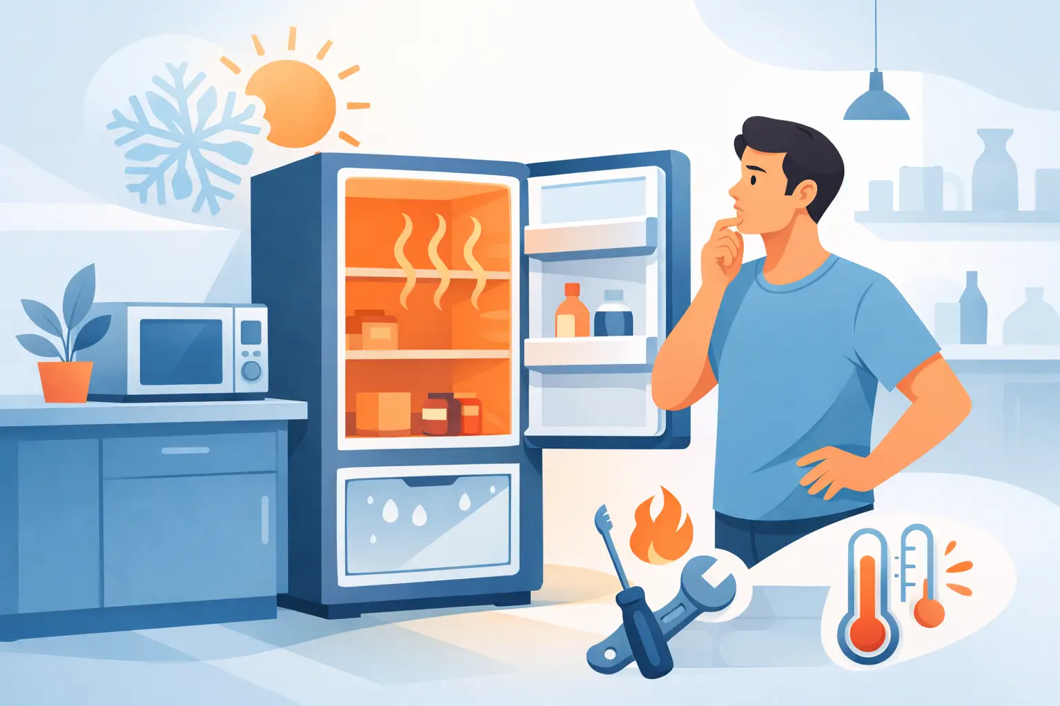 Why Is My Fridge Warm? Causes and Quick Fixes