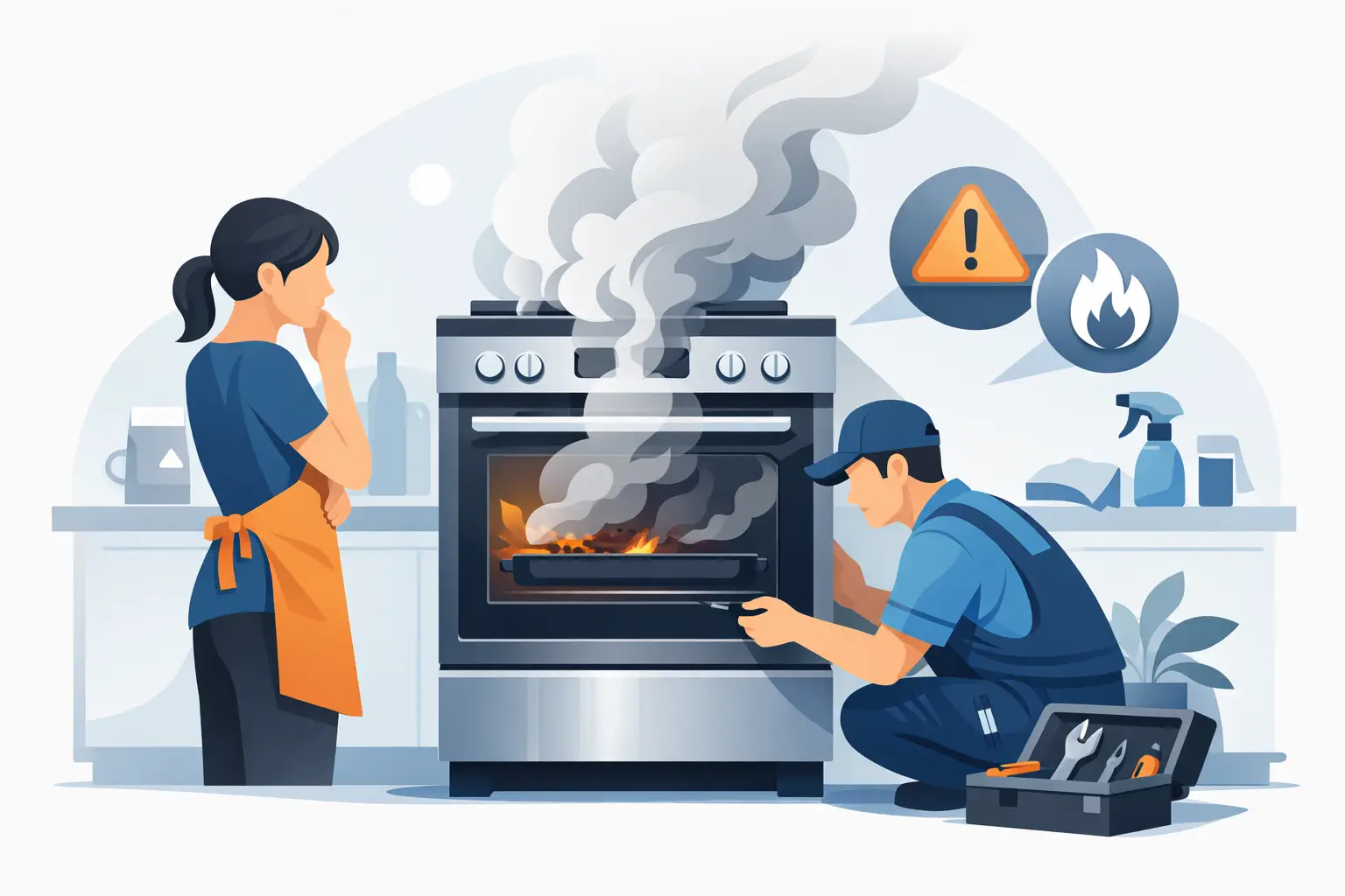 Why Is My Oven Smoking? Causes and Safe Fixes