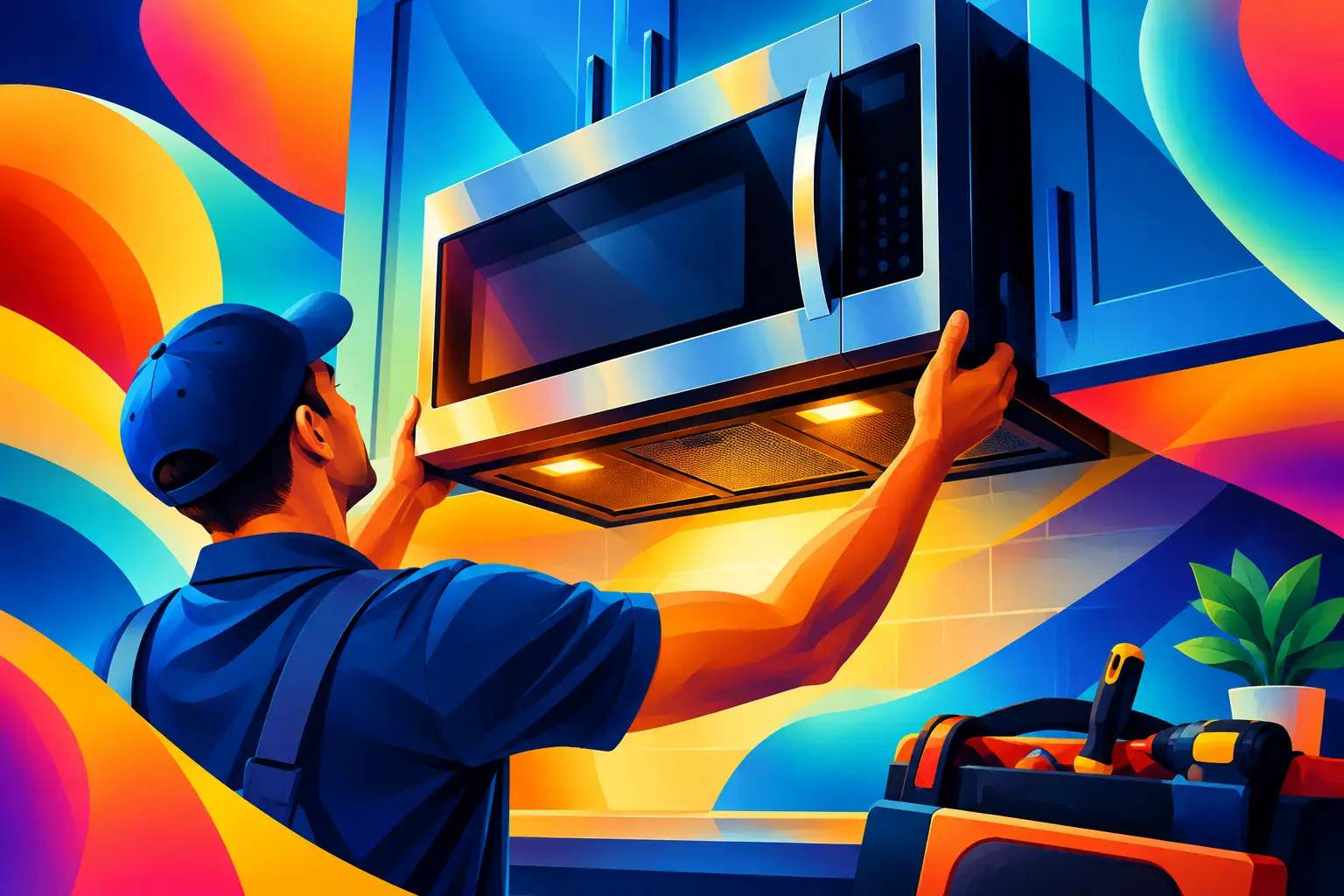 How to Install Over the Range Microwave Safely