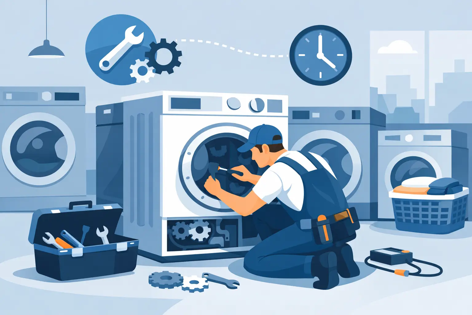 Laundromat Machine Repair Service That Cuts Downtime