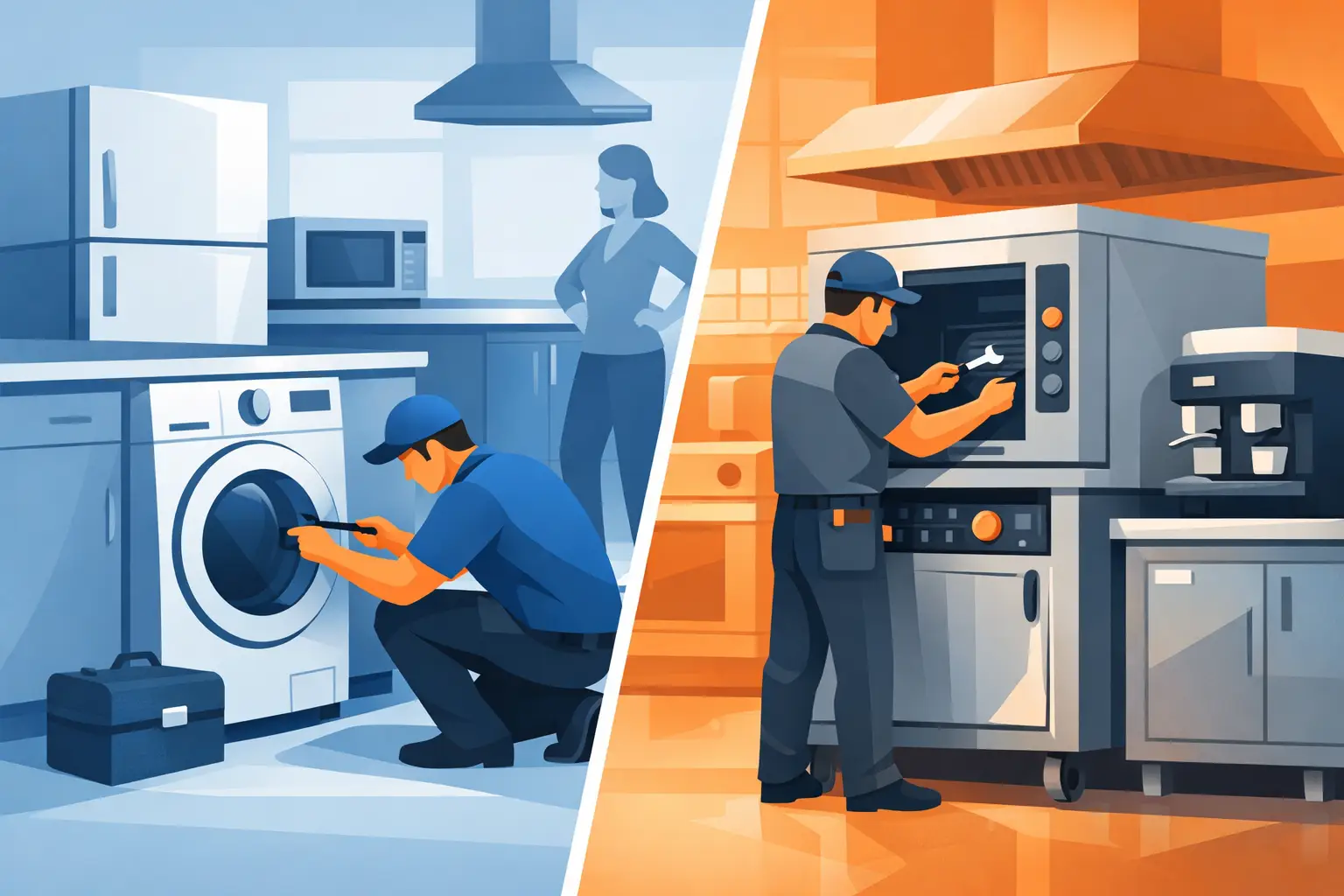Residential Versus Commercial Appliance Service