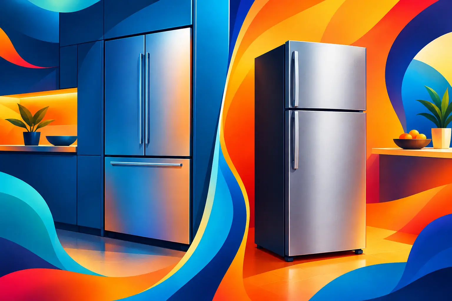 Built-In Versus Freestanding Refrigerators