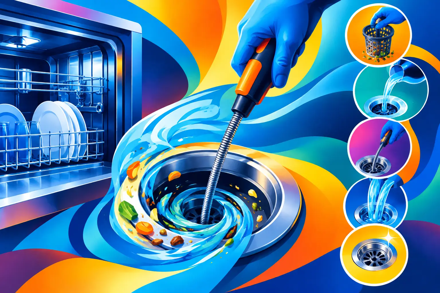 How to Unclog Dishwasher Drain in 7 Steps
